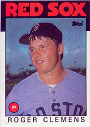 1986 Topps Baseball Cards      661     Roger Clemens